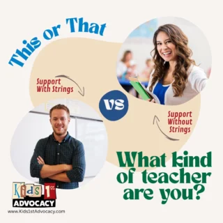 ThoughtsonThursday - The Tale of Two Teachers -
We discovered my daughter had been verbally abused by her 6th-grade math teacher, leading to significant anxiety that affected her schoolwork. We requested an evaluation from the school, and during this assessment period, her teachers were supposed to provide some informal accommodations while we awaited official documentation.
During parent-teacher night, my daughter and I approached her social studies teacher first. Her teacher immediately brightened, saying, "She is a model student, and I love having her in class!" As we discussed current projects, my daughter began to fidget noticeably, her discomfort obvious. Her teacher picked up on these cues right away. "Would it help if I gave you an extension on the project?" the teacher offered gently. "You can turn it in next week." The transformation was immediate. My daughter's body visibly relaxed, tension melting away as she responded emphatically, "YES!"
Encouraged, we moved on to her English teacher. The conversation began similarly – praises about being a model student, and how much he enjoyed having her in class. When we reached the discussion about a particular assignment, I asked if he might consider giving her some additional time as an accommodation. His response was stark: "Unless she has a piece of paper (504/IEP), I'm not giving her any accommodations."
In that moment, the contrast couldn't have been clearer – one educator who recognized a child's needs and responded with compassion, versus another who refused to see beyond paperwork, even when the accommodation cost nothing but meant everything to a struggling student.

What kind of teacher are you? 

#supportwithoutstrings #teachwithcompassion #teachtostudentsneeds #kids1stadvocacy #anxietyisreal #invisibledisabilities